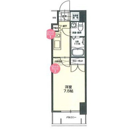 箱崎宮前駅 徒歩15分 3階の物件間取画像