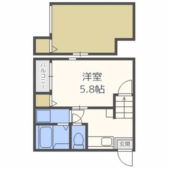 千代県庁口駅 徒歩7分 1階の物件間取画像