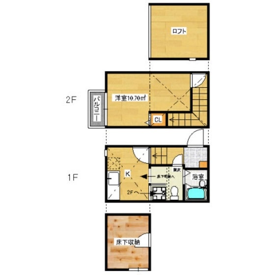 井尻駅 徒歩5分 1階の物件間取画像