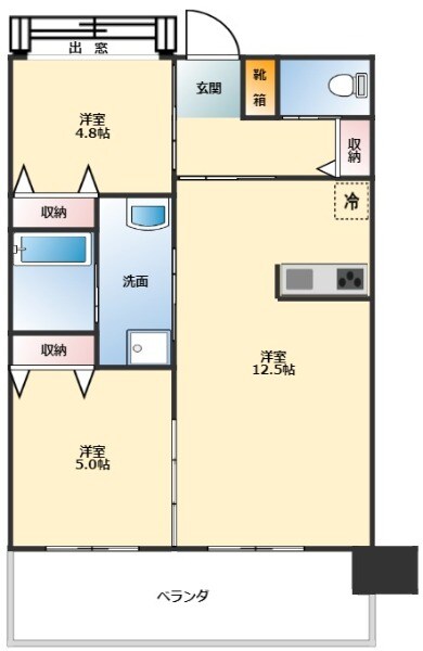 物件間取画像