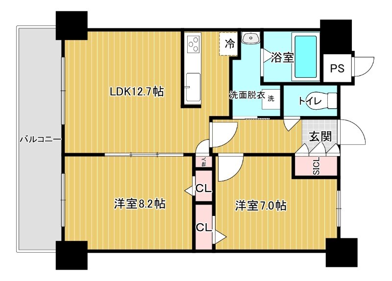 ムーサ港川の物件間取画像