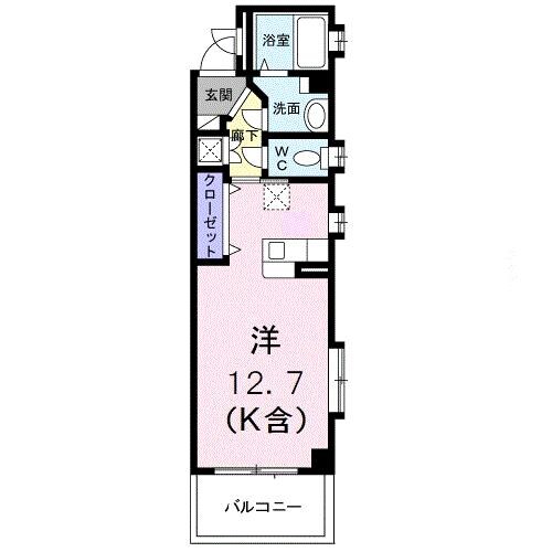 ラ・トゥール新都心の物件間取画像