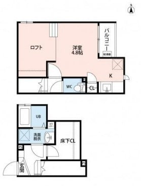 CB大宮カルムの物件間取画像