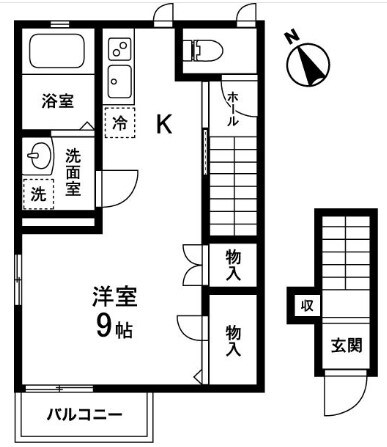 プレジール日進の物件間取画像