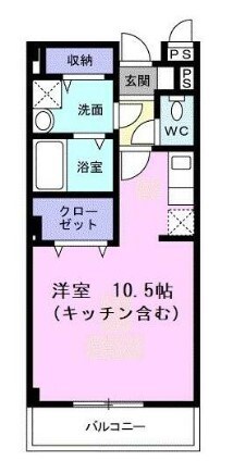 ソレイユ東大成の物件間取画像