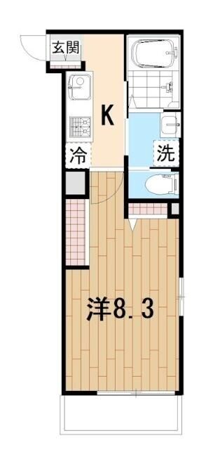 ＲＩＳ参番館の物件間取画像