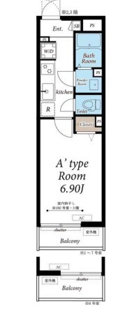 グレイス川越の物件間取画像