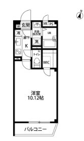 アンプルールフェールジアースの物件間取画像