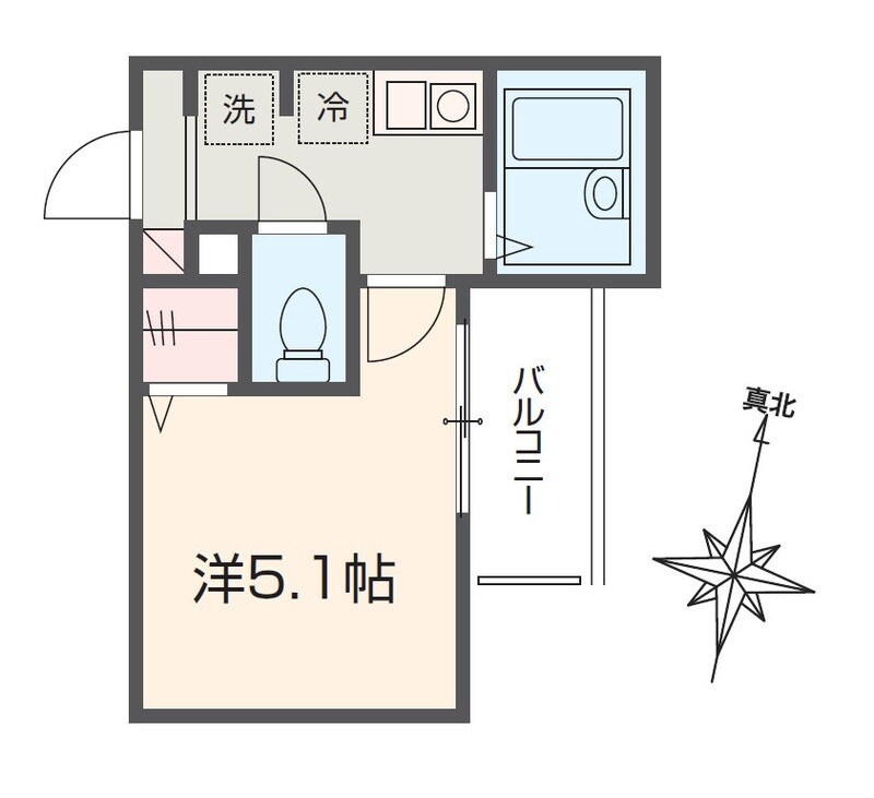 北与野駅 徒歩7分 2階の物件間取画像