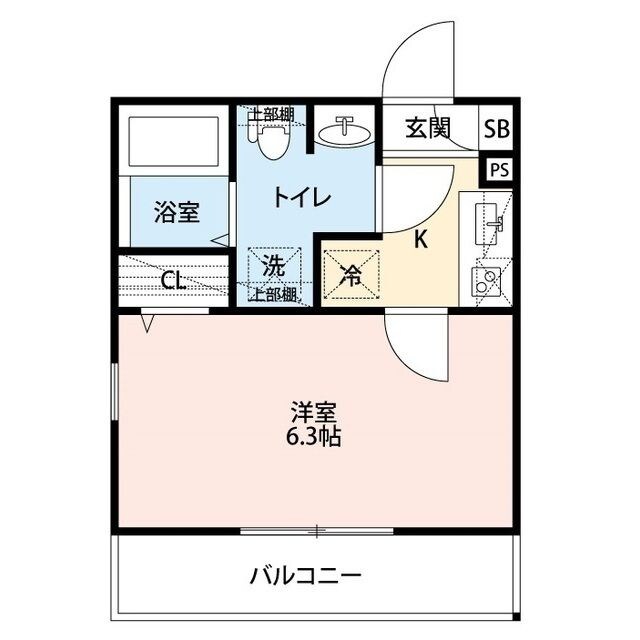 エクセラン中浦和の物件間取画像