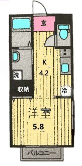 メゾン原Ⅰの物件間取画像