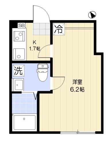 蕨駅 徒歩12分 1階の物件間取画像