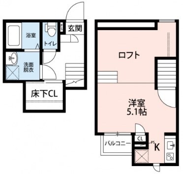 CB春日部ルーチェの物件間取画像