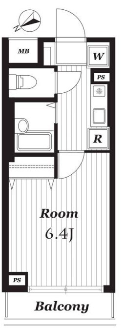 風香535の物件間取画像