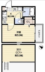 プリムス大宮の物件間取画像