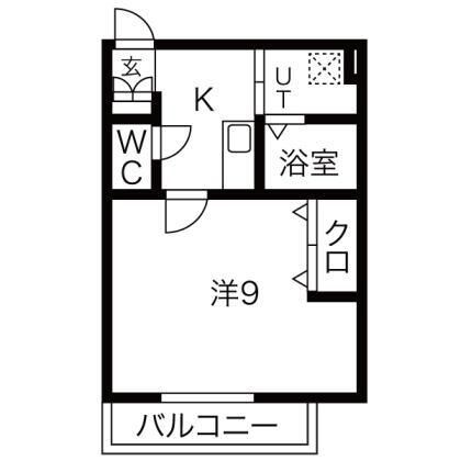 Ｂｏｎｈｅｕｒ中浦和Ｂ棟の物件間取画像