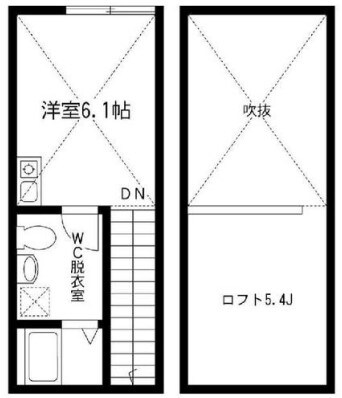 大和田駅 徒歩10分 2階の物件間取画像