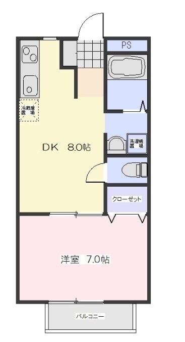 オータムMハイツの物件間取画像