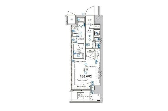 ディアレイシャス西川口の物件間取画像