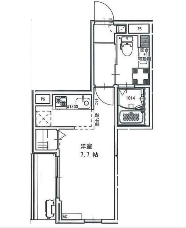 アクシーズ新都心の物件間取画像