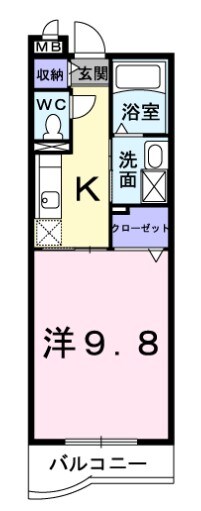 エターナル南与野の物件間取画像