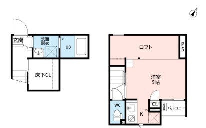 CB桶川駅前アルデの物件間取画像