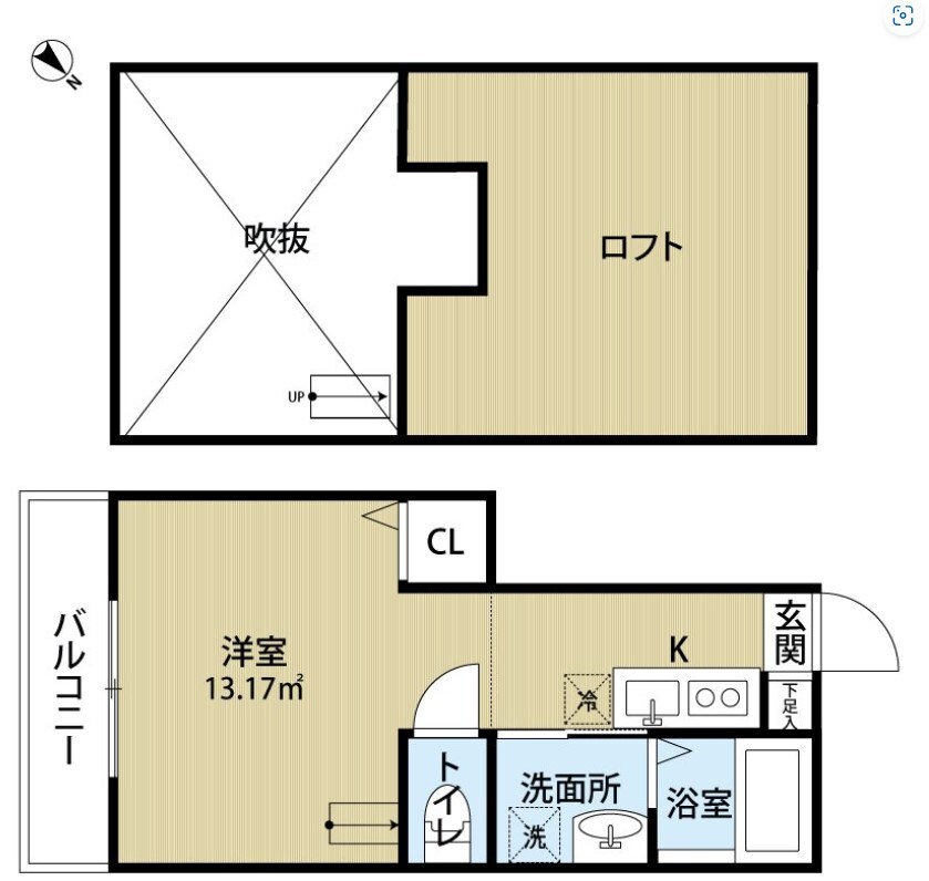 フラットの物件間取画像