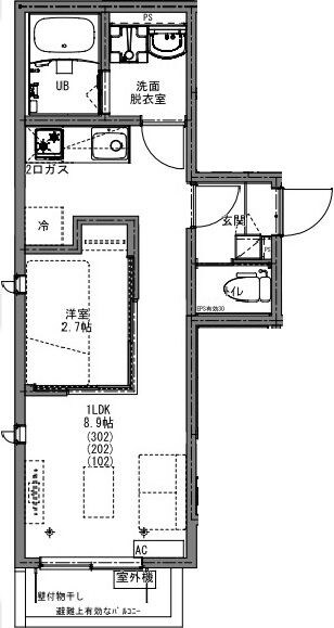 KEIAI RESIDENCE 大和田Ⅱの物件間取画像
