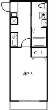 アクアステージの物件間取画像