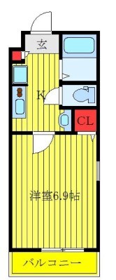 パルフィールドの物件間取画像