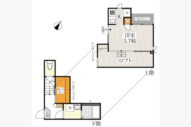 CB川越アルテの物件間取画像