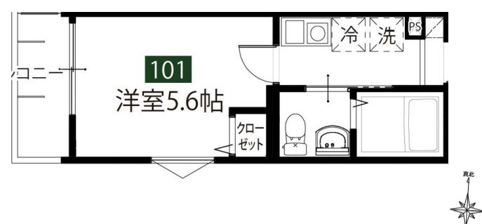 メルディア西青木１丁目No3の物件間取画像