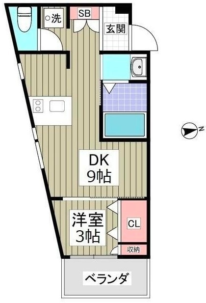 ボンヴィレの物件間取画像