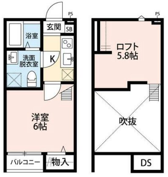 ライトミドル岩槻の物件間取画像
