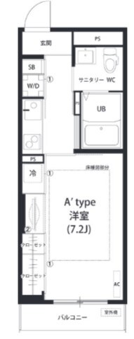 リブリ四季の物件間取画像