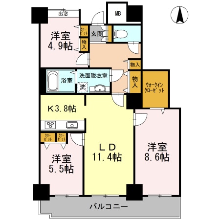 品川シーサイドビュータワーⅠの物件間取画像