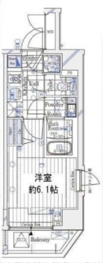 ガリシア品川の物件間取画像