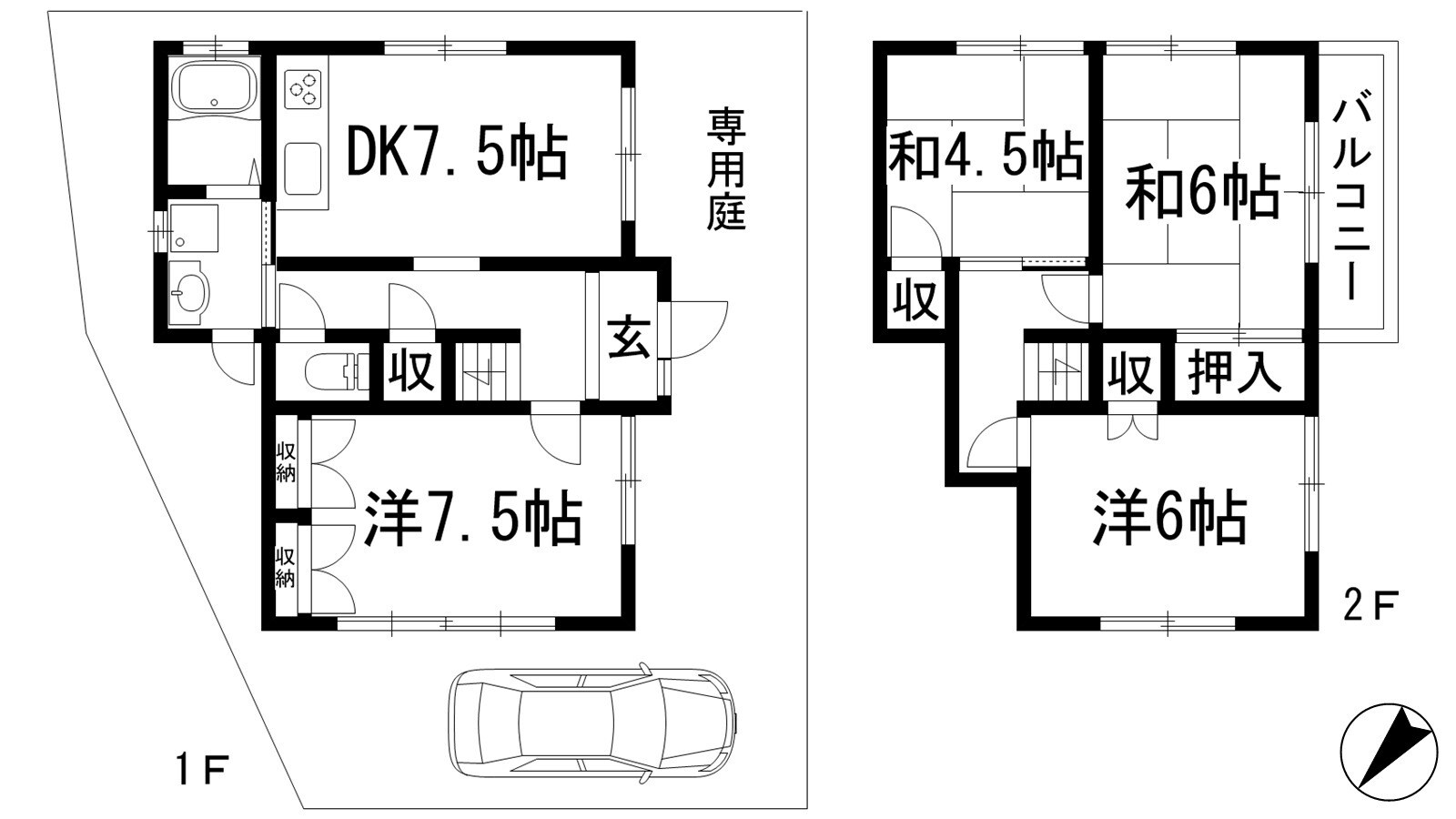 湯山台1丁目貸家の物件間取画像