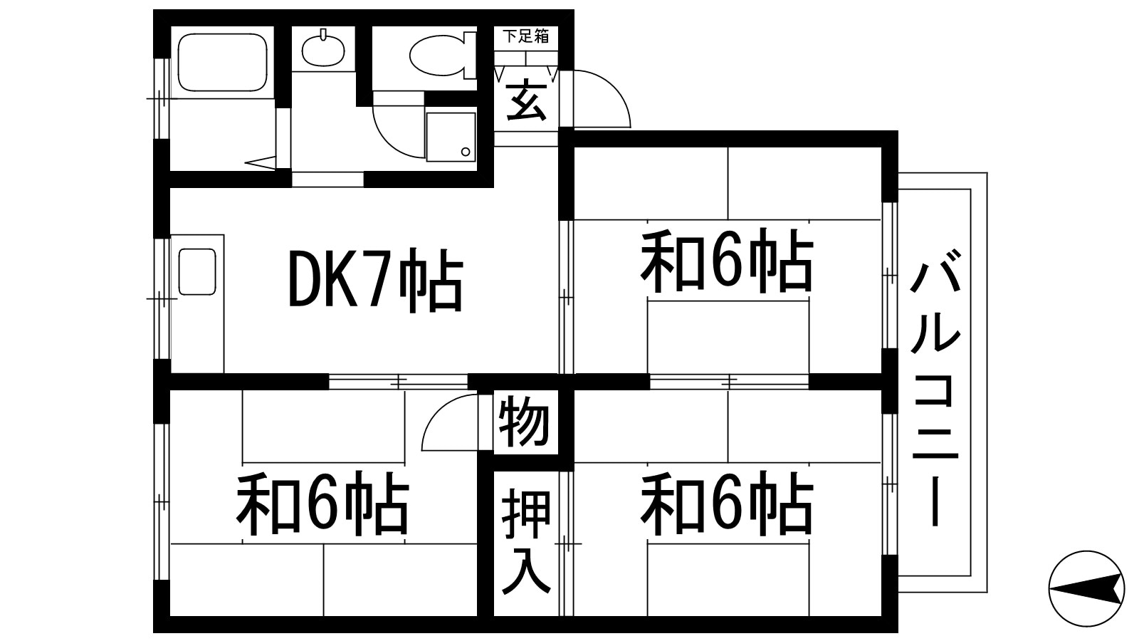 ルミエール中山の物件間取画像