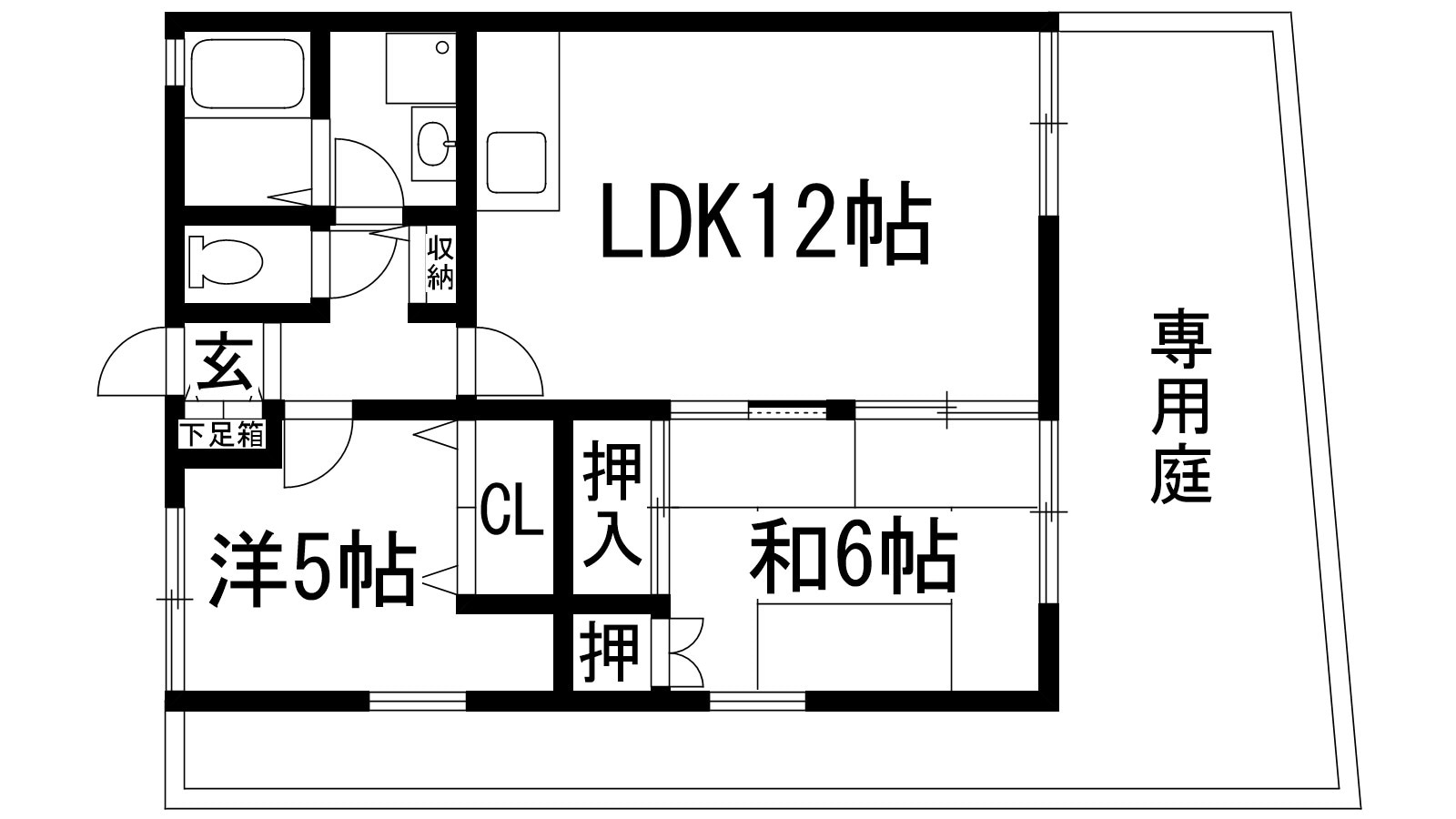 メイプルヒルの物件間取画像