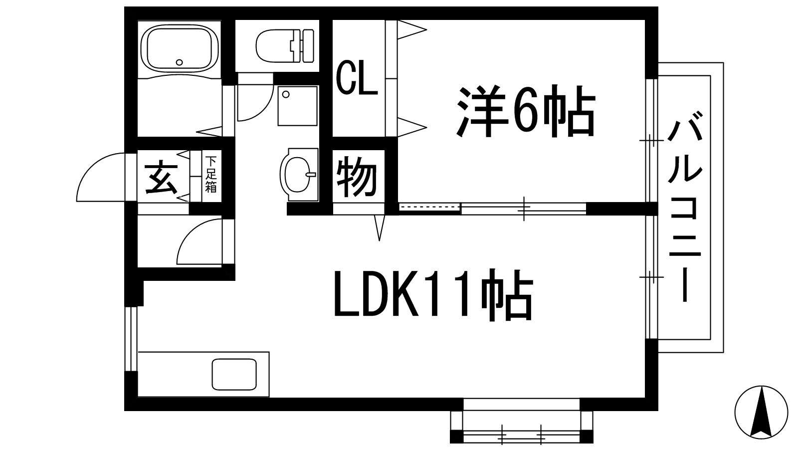 ルミエール鴬の森の物件間取画像