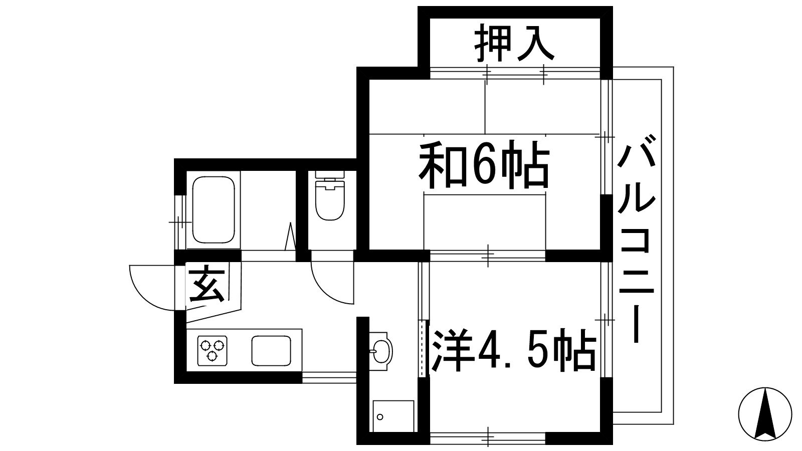 光マンションの物件間取画像