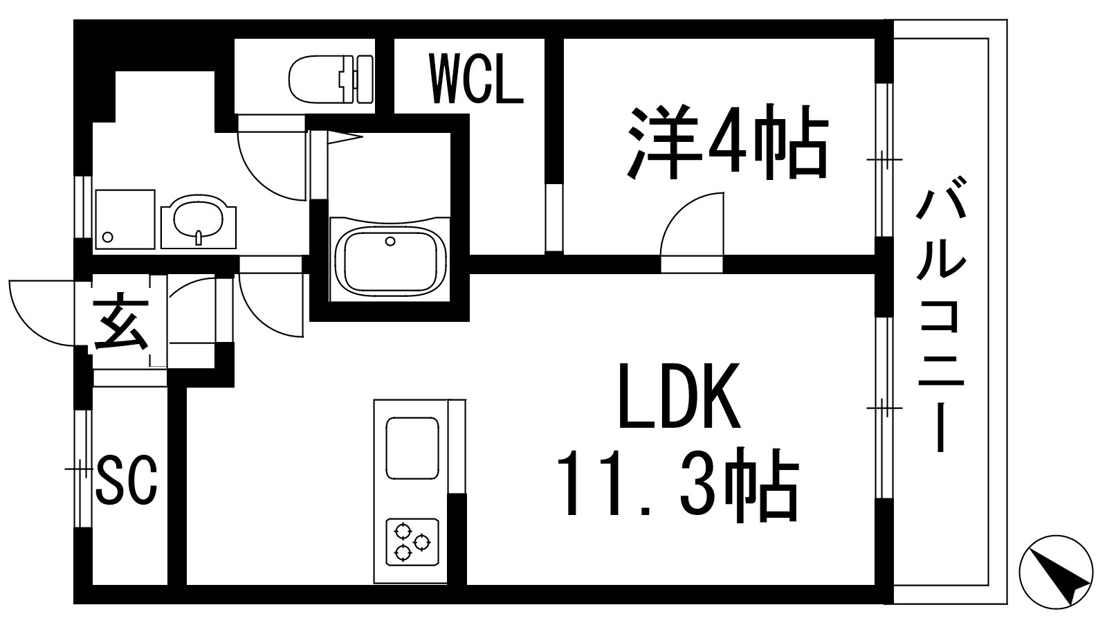 メゾン加茂の物件間取画像