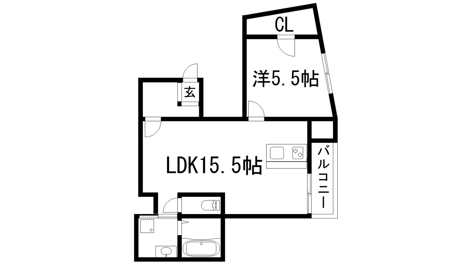 エアロの物件間取画像