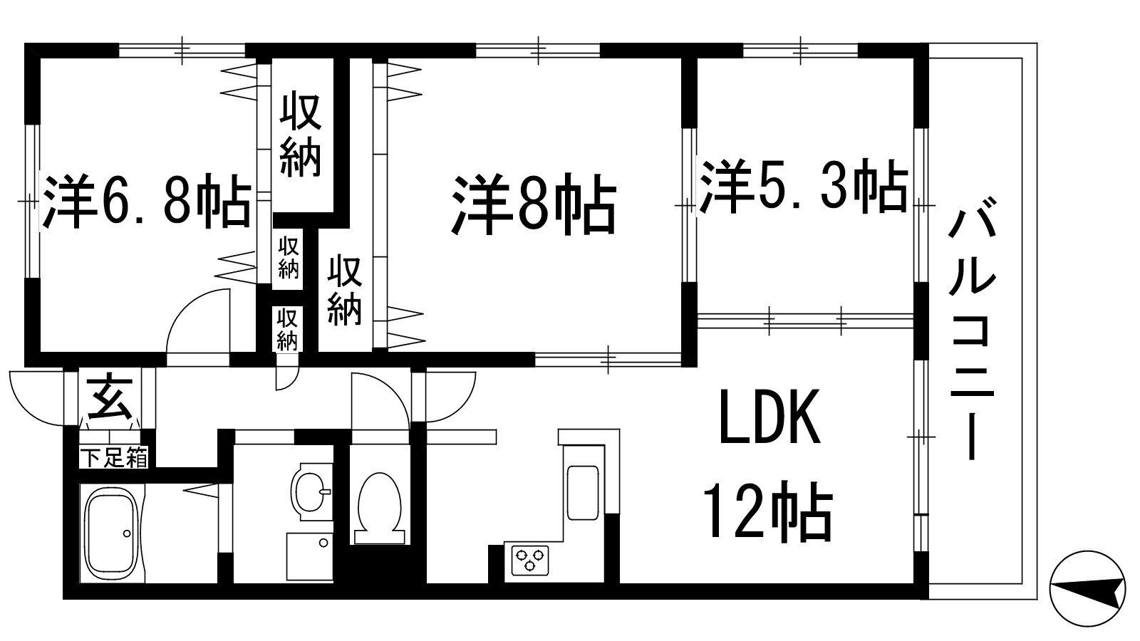 マトック荻野の物件間取画像