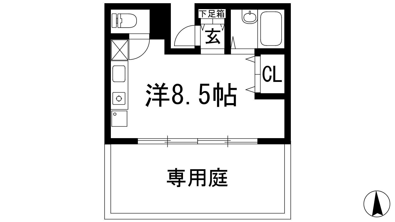 ビオレータ宝塚の物件間取画像