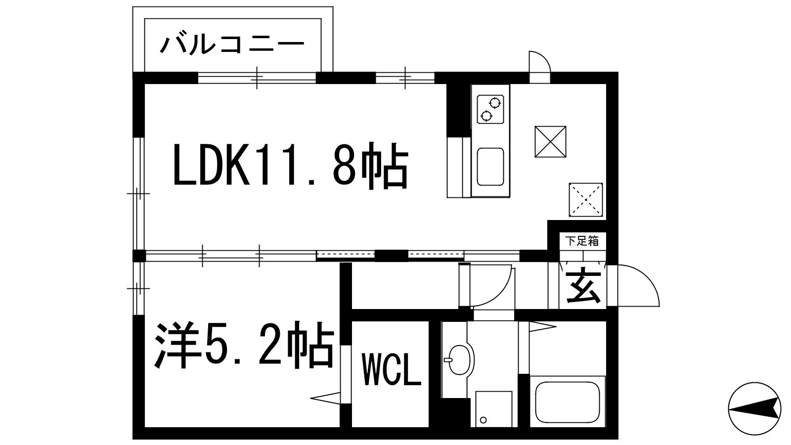 ティアレの物件間取画像