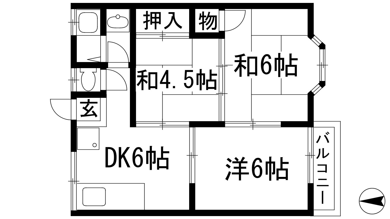 アーバンたわら2の物件間取画像