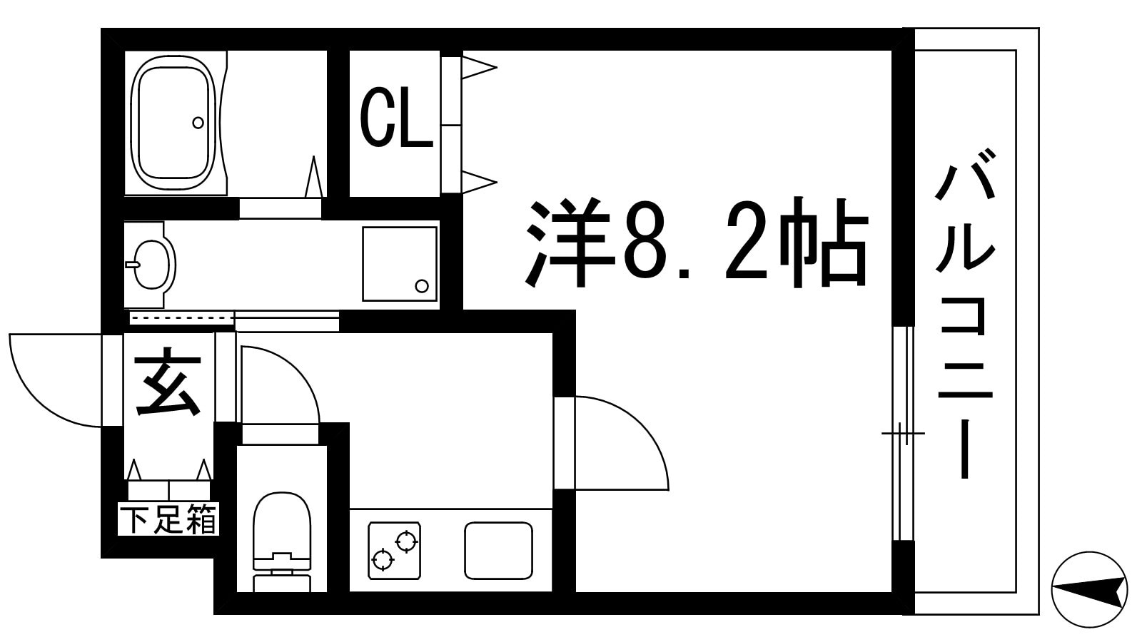 ヴィクトワール西宮丸橋町の物件間取画像