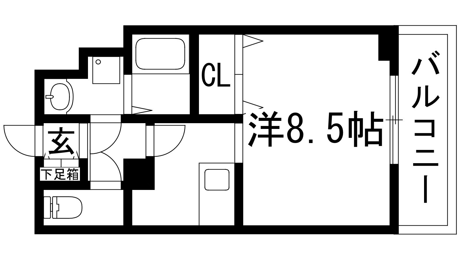 エクセル宝塚の物件間取画像